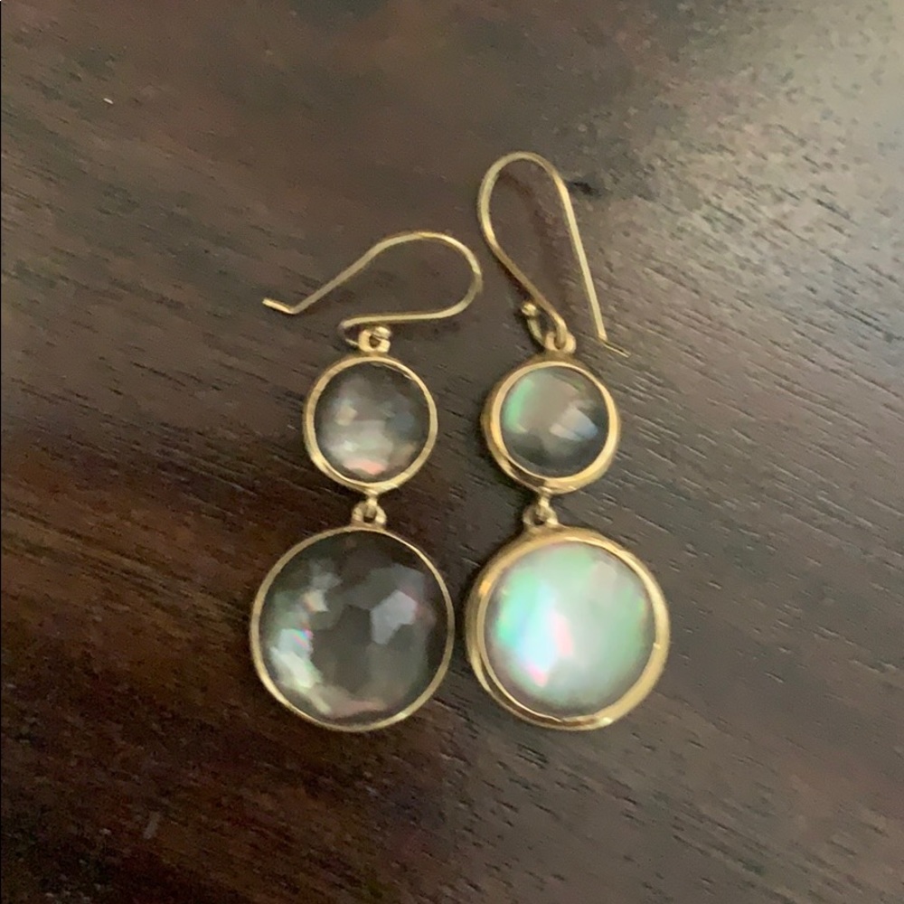 Ippolita earrings. Gold